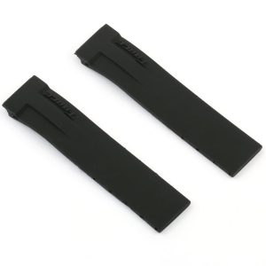 Tissot rubber black watch strap 