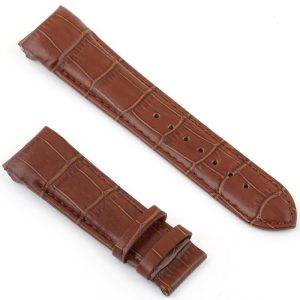 Tissot brown leather watch strap