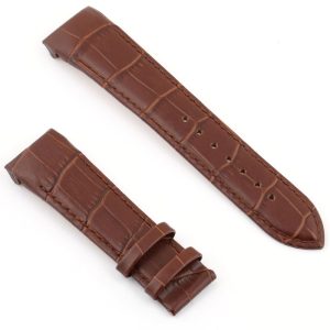 Tissot watch strap brown leather