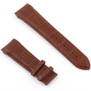 Tissot watch strap leather brown