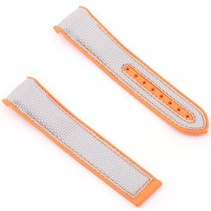 Omega rubber gray watch strap
