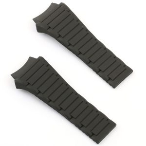 Porsche design black rubber watch strap
