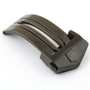 Tag heuer stainless steel black watch buckle