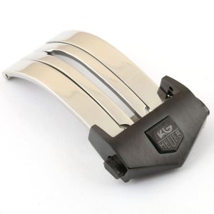 Tag heuer black stainless steel watch buckle