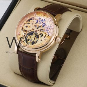 Patek philippe watch rose gold dial 3086