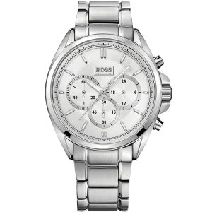 1513039 hugo boss watch men silver metal sport driver