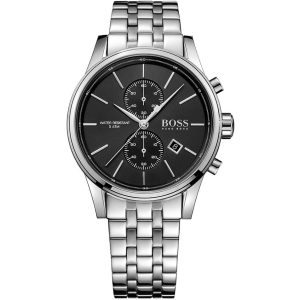 1513383 hugo boss watch men silver metal jet