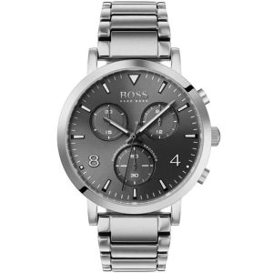 1513696 hugo boss watch men silver metal spirit
