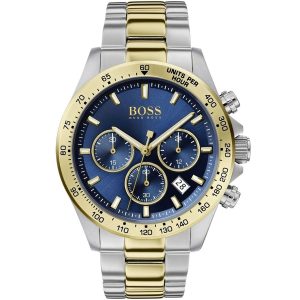 1513767 hugo boss watch men silver gold metal hero sport