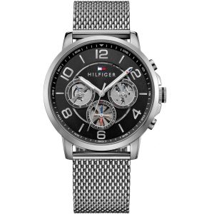 1791292 tommy hilfiger watch men silver metal keagan