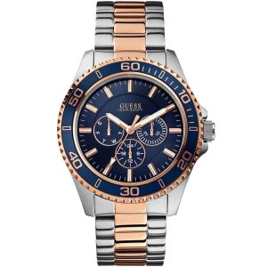 W0172g3 guess watch silver rose gold chaser