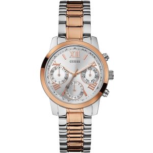 W0448l4 guess watch women silver gold metal mini sunrise
