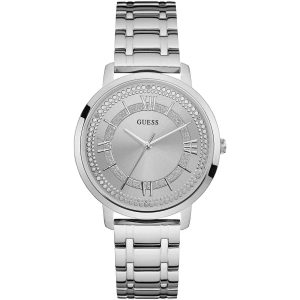 W0933l1 guess watch women silver metal montauk