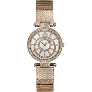 W1008l3 guess watch women rose gold metal muse