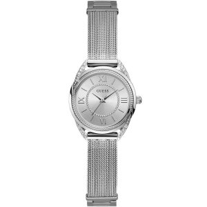 W1084l1 guess watch women silver metal whisper