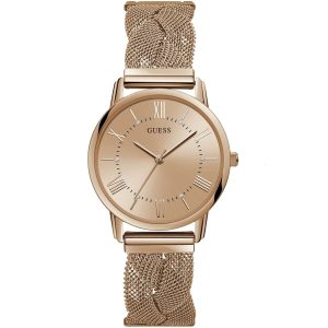 W1143l3 guess watch women rose gold metal maiden