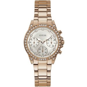 W1293l3 guess watch women rose gold metal gemini