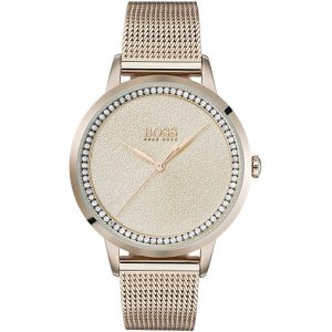 1502464 hugo boss watch women rose gold metal twilight