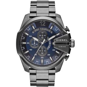 Dz4329 diesel watch men gray metal mega chief