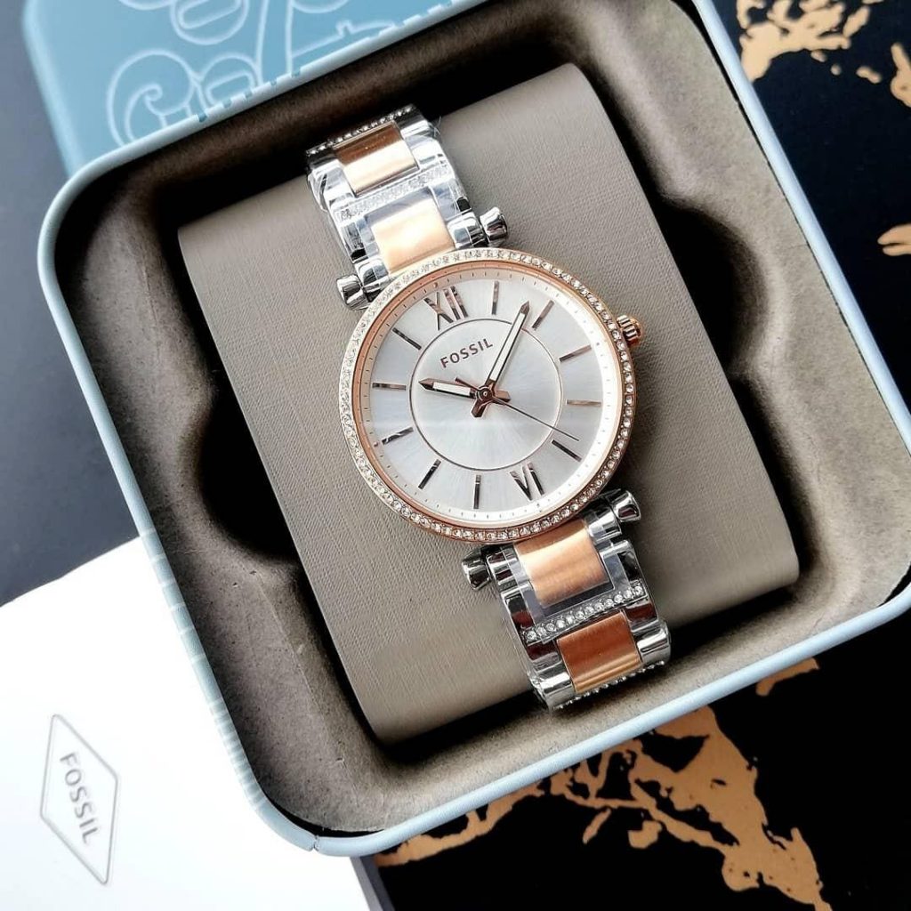 Fossil Watch Carlie Two-tone ES4342 | Watches Prime