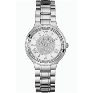 W0637l1 guess watch women silver metal madison