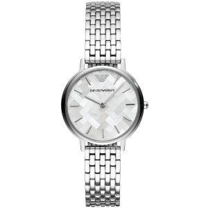 Ar11112 emporio armani watch women silver metal stainless steel kappa