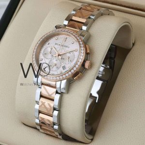 White Dial Burberry Women's Watch