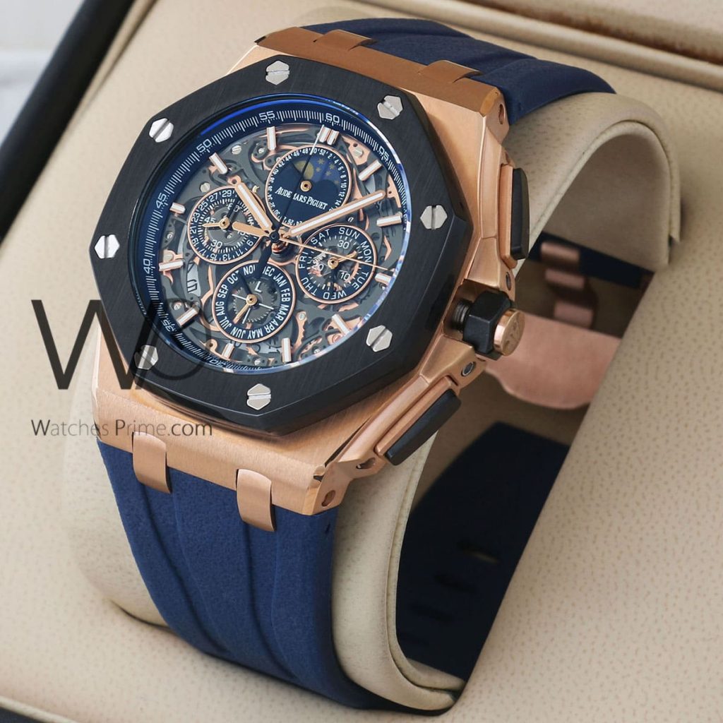 Audemars Piguet Blue Watch Blue Rubber Belt | Watches Prime