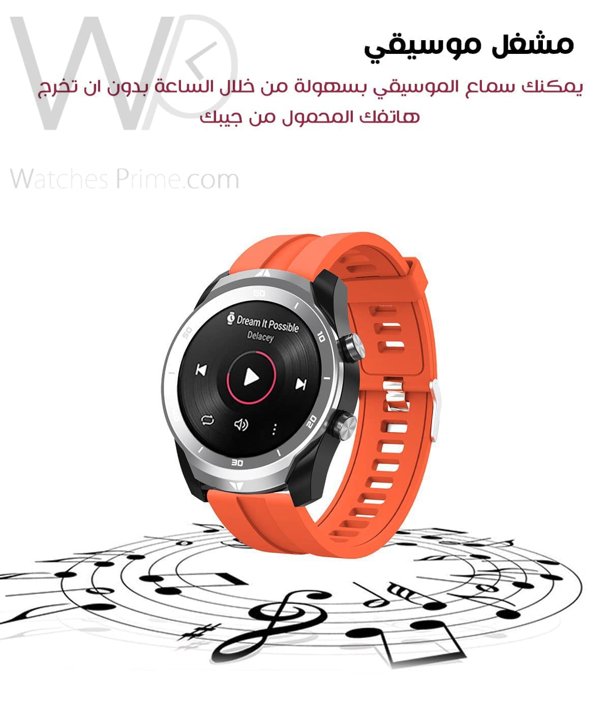 ساعة ذكية DT79 - لون اسود - 45 مم | واتشز برايم