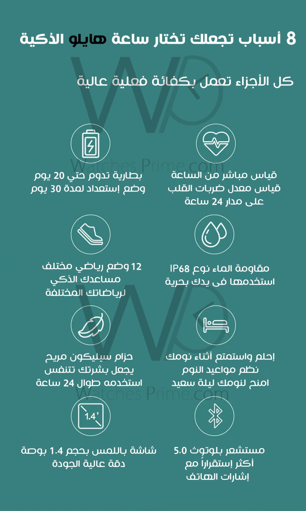 اشتري ساعة ذكية شاومي هايلو 2 | واتشز برايم