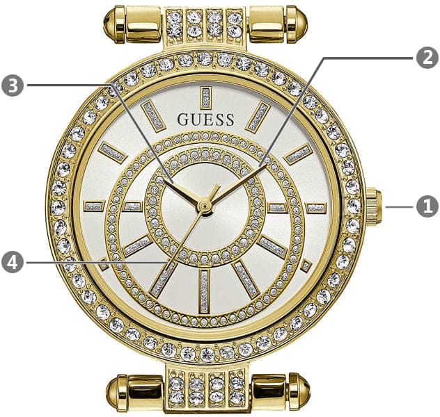 ساعة جيس حريمي موس W1008L2 | واتشز برايم