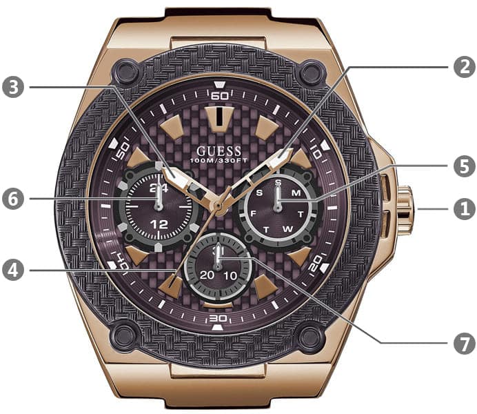 ساعة جيس رجالي ليجاسي W1058G2 | واتشز برايم
