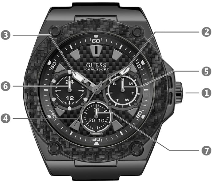 ساعة جيس رجالي ليجاسي W1058G3 | واتشز برايم