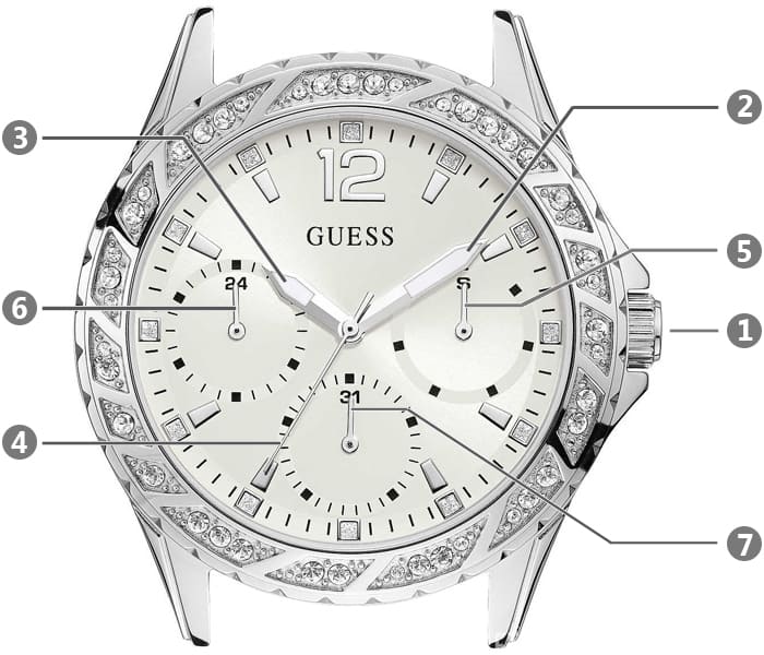ساعة جيس حريمي سويرل W1096L1 | واتشز برايم
