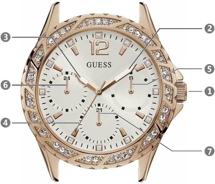 ساعة جيس حريمي سويرل W1096L4 | واتشز برايم