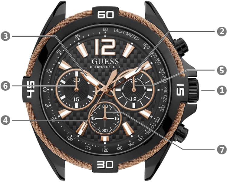 ساعة جيس رجالي سيرج W1168G3 | واتشز برايم