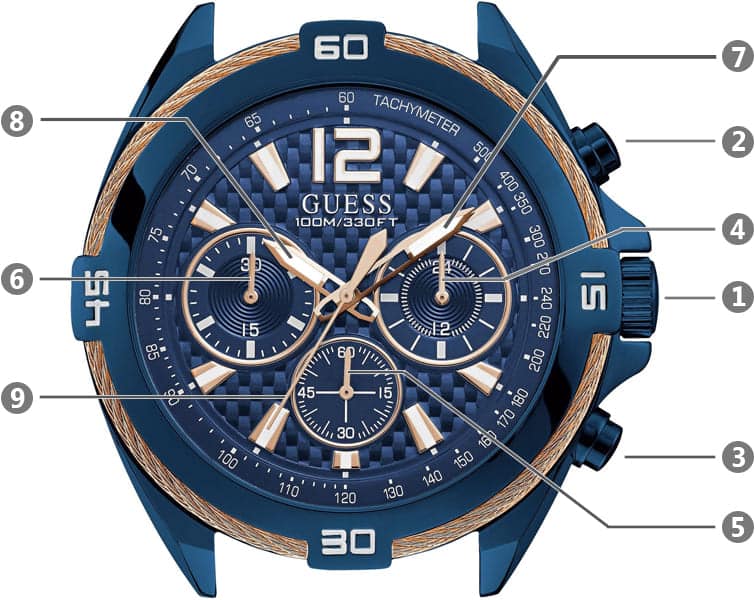 ساعة جيس رجالي سيرج W1258G3 | واتشز برايم