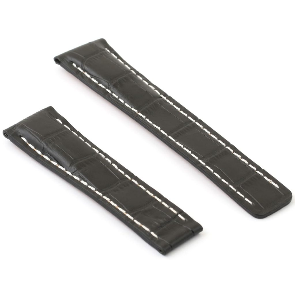 Breitling Leather Black Watch Strap | Watches Prime