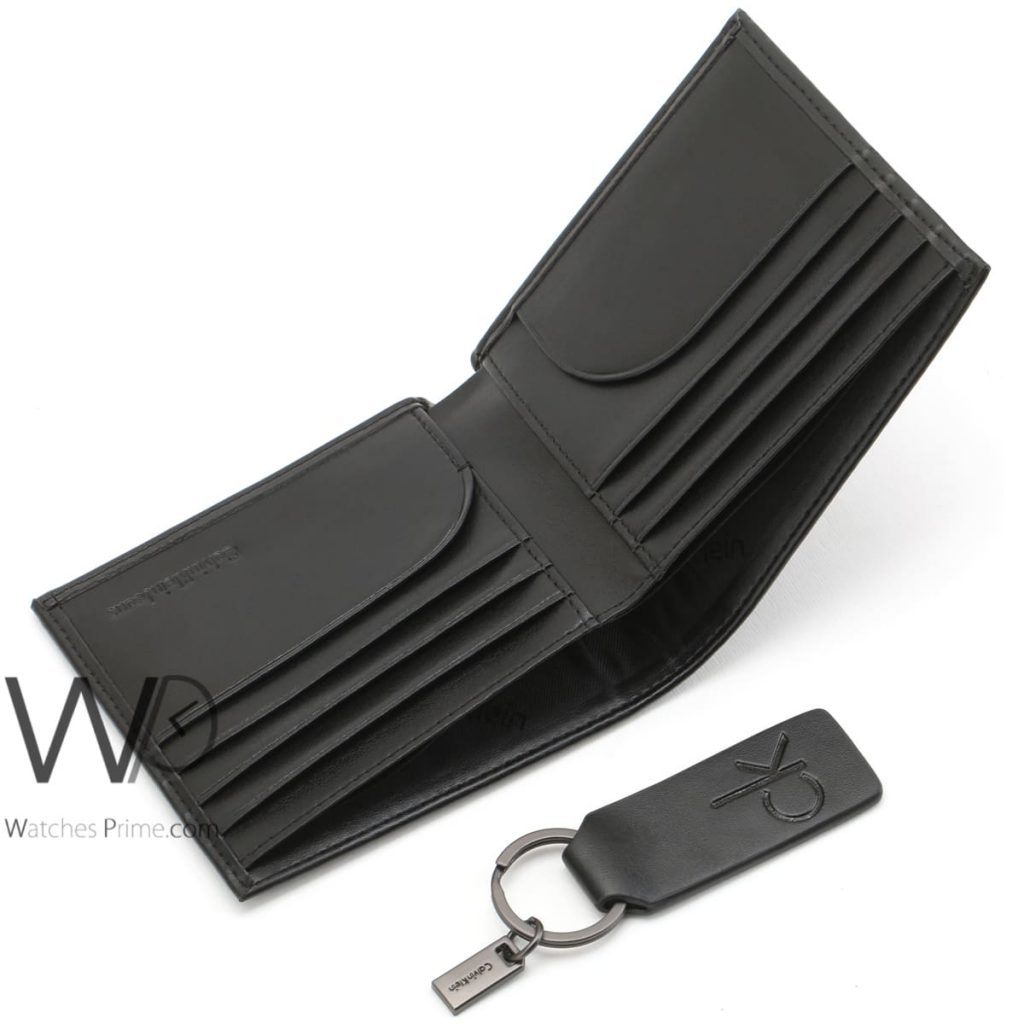 Calvin klein black wallet and keychain men | Watches Prime