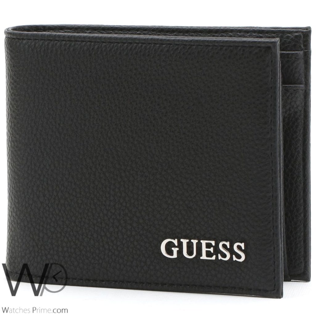 Guess black wallet for men | Watches Prime