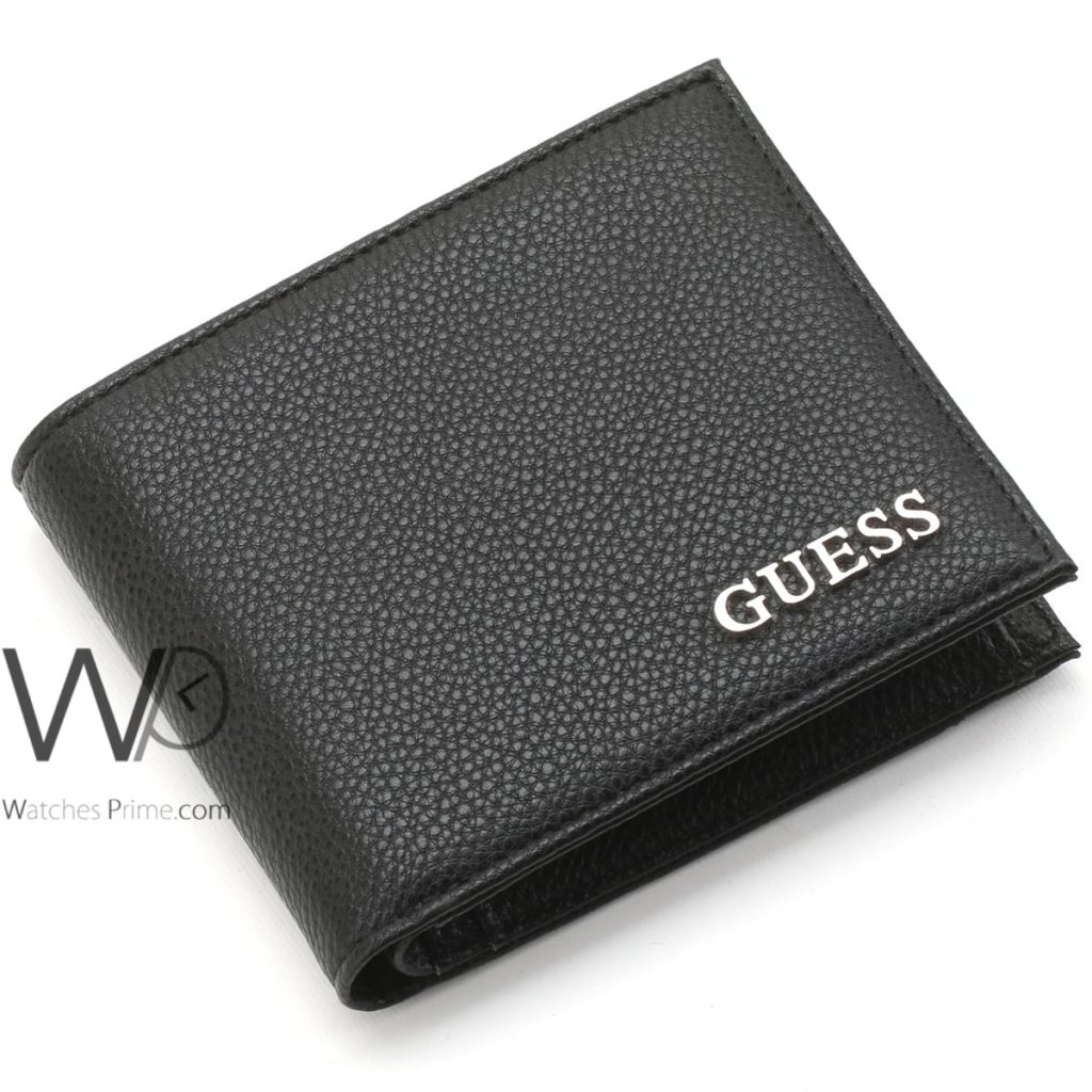 Guess black wallet for men | Watches Prime