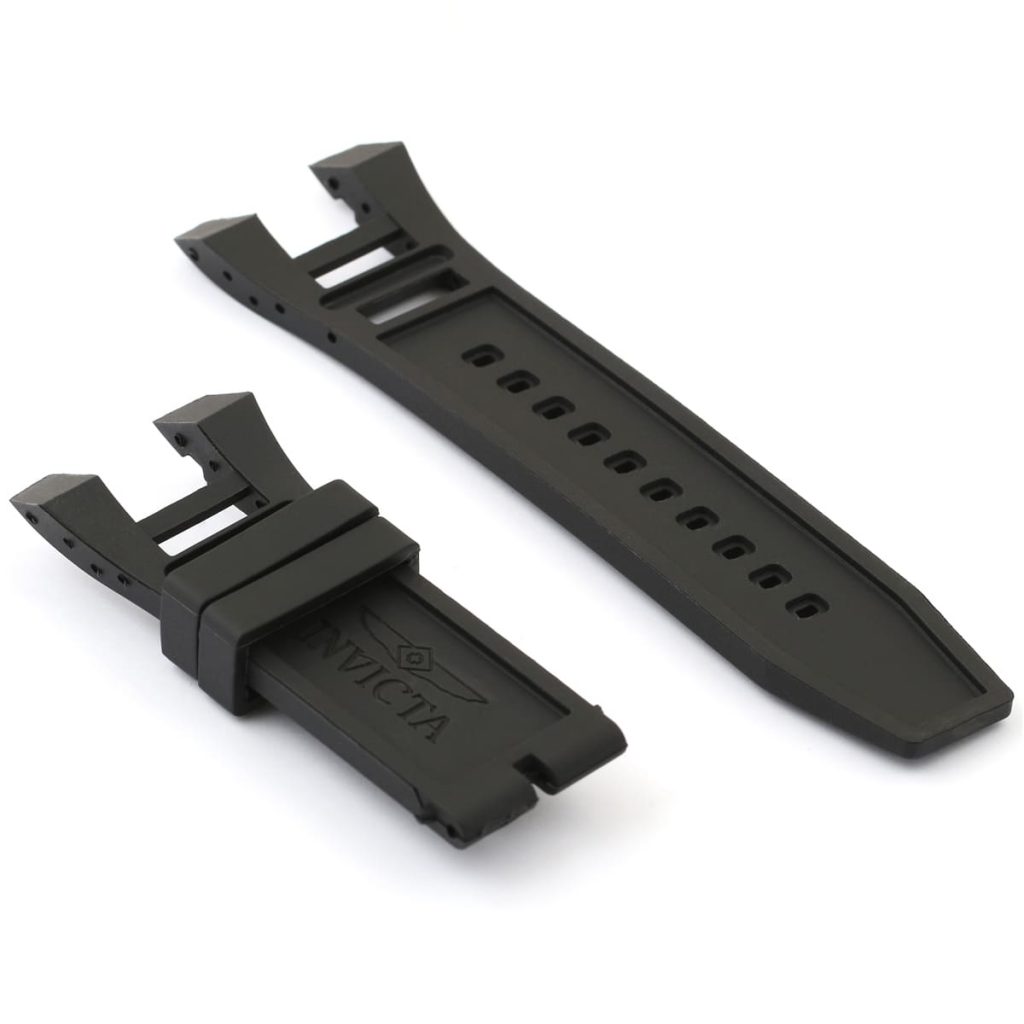 Invicta Black Rubber Watch Strap | Watches Prime