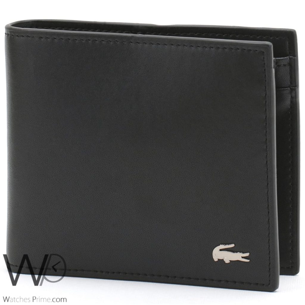 Lacoste wallet for men black | Watches Prime