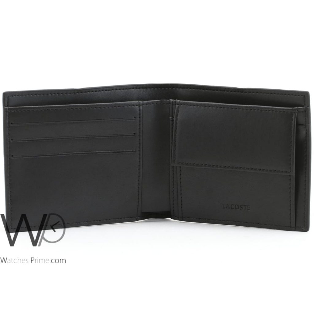 Lacoste wallet for men black | Watches Prime