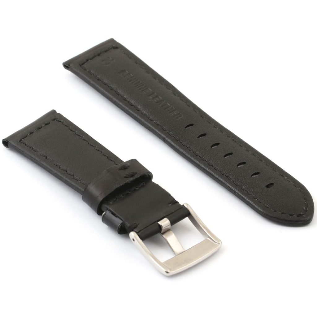 Leather black watch strap | Watches Prime