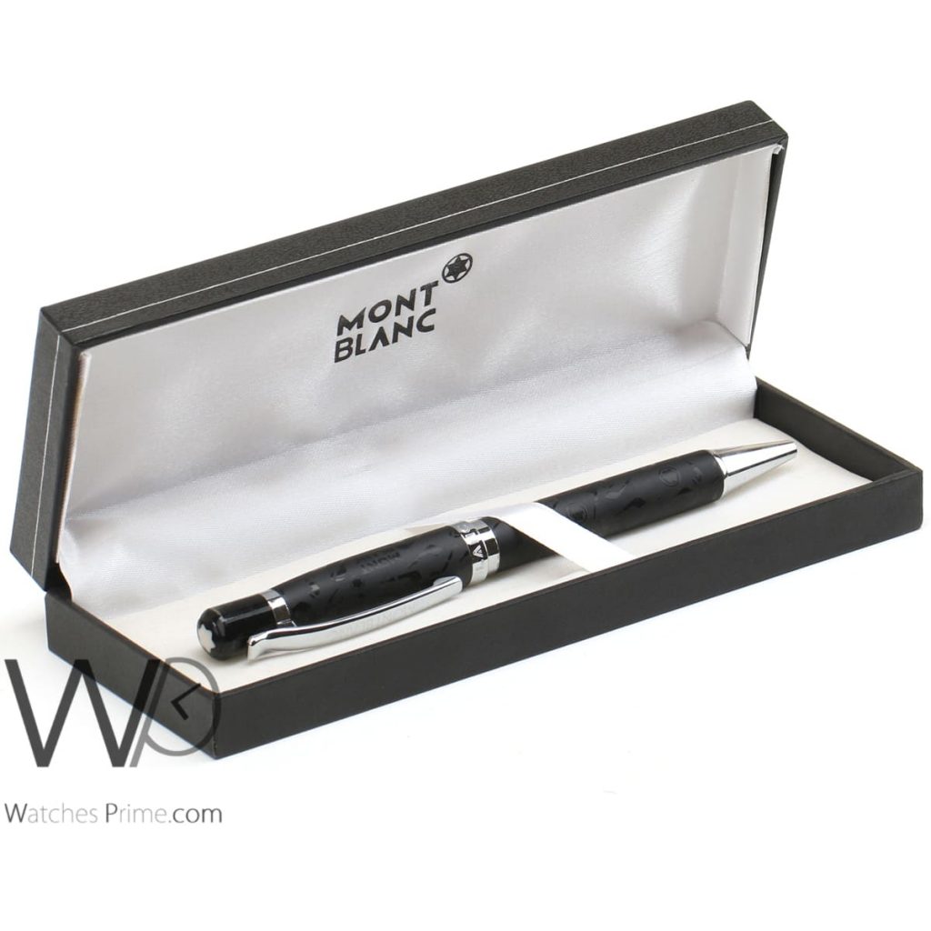 قلم mont blanc مون بلو جاف اسود | واتشز برايم