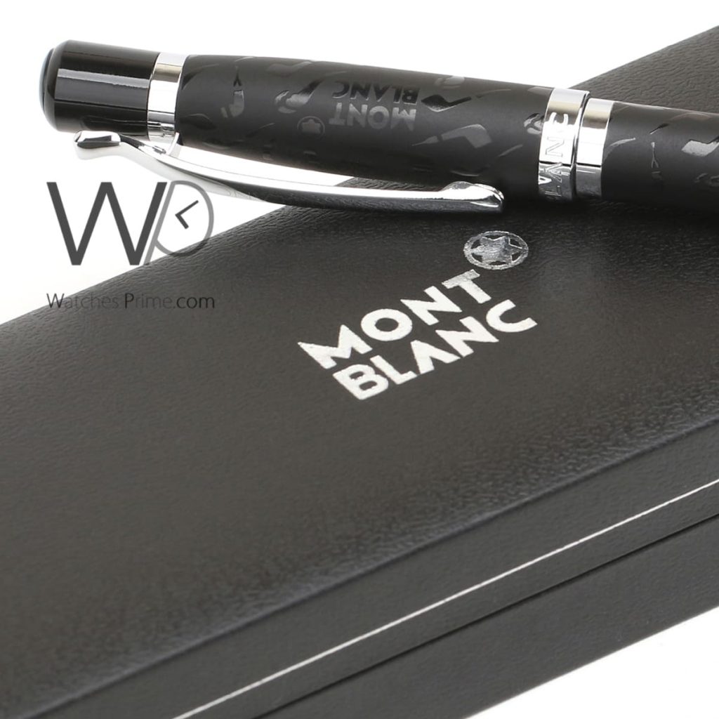 قلم mont blanc مون بلو جاف اسود | واتشز برايم