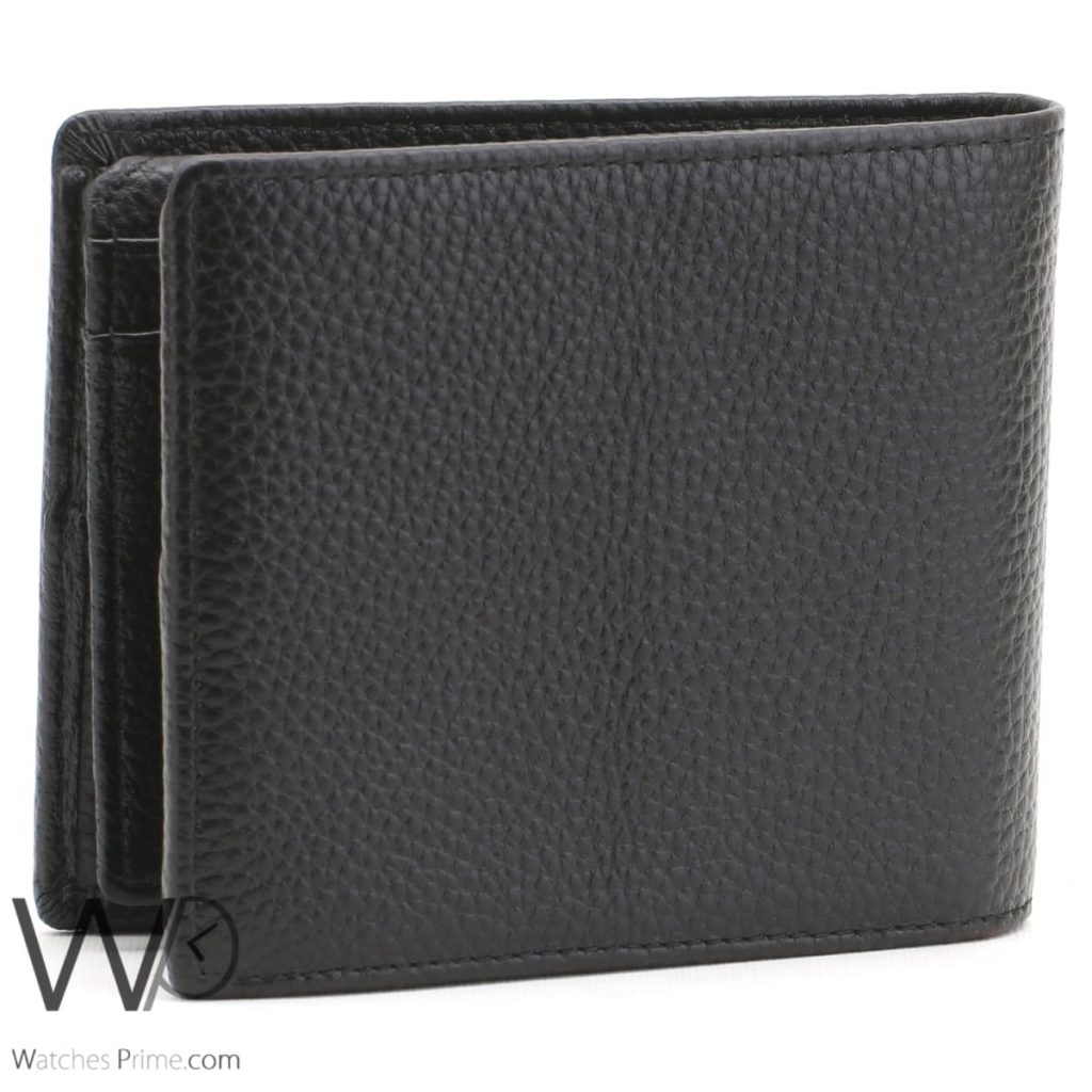 Tommy Hilfiger wallet leather for men black | Watches Prime