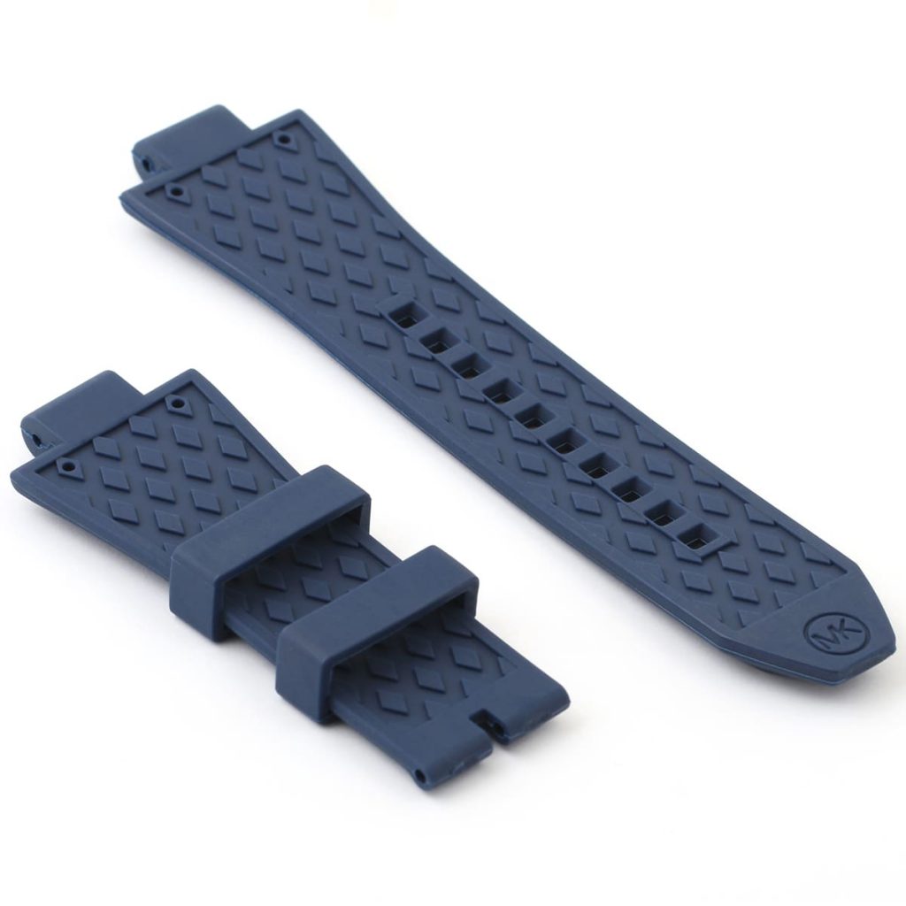Michael Kors Rubber Blue Watch Strap | Watches Prime