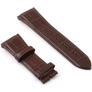 Brown guess leather watch strap